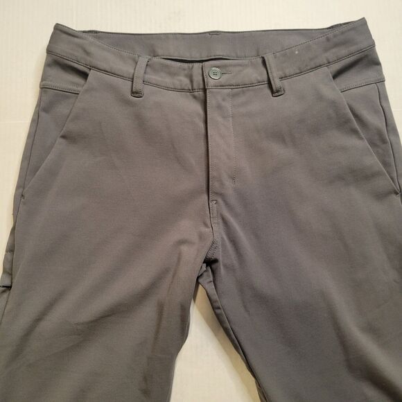BYLT Premium Basics Everyday Pants 2.0 gray Medium golf workleisure date night - Picture 3 of 9